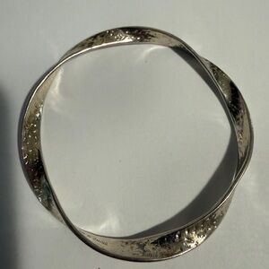 Silpada Sterling Silver 925 Retired Ribbon B2827 Bracelet